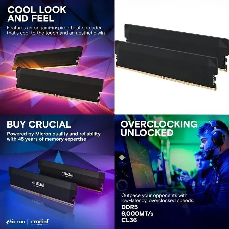 Ddr5 32Gb - Kit de mémoire gaming AMD EXPO
