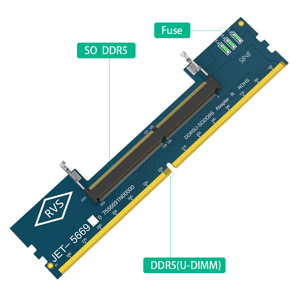 2 cartes adaptateur de mémoire - Ddr5 Sodimm avis et prix